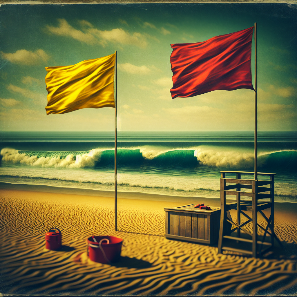 Badevagternes hemmelige sprog: Indblik i rød-gul-flag-systemet